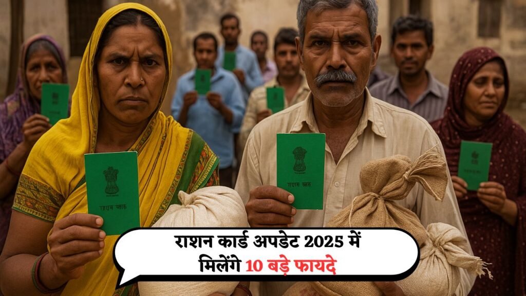 राशन कार्ड अपडेट 2025 में मिलेंगे 10 बड़े फायदे